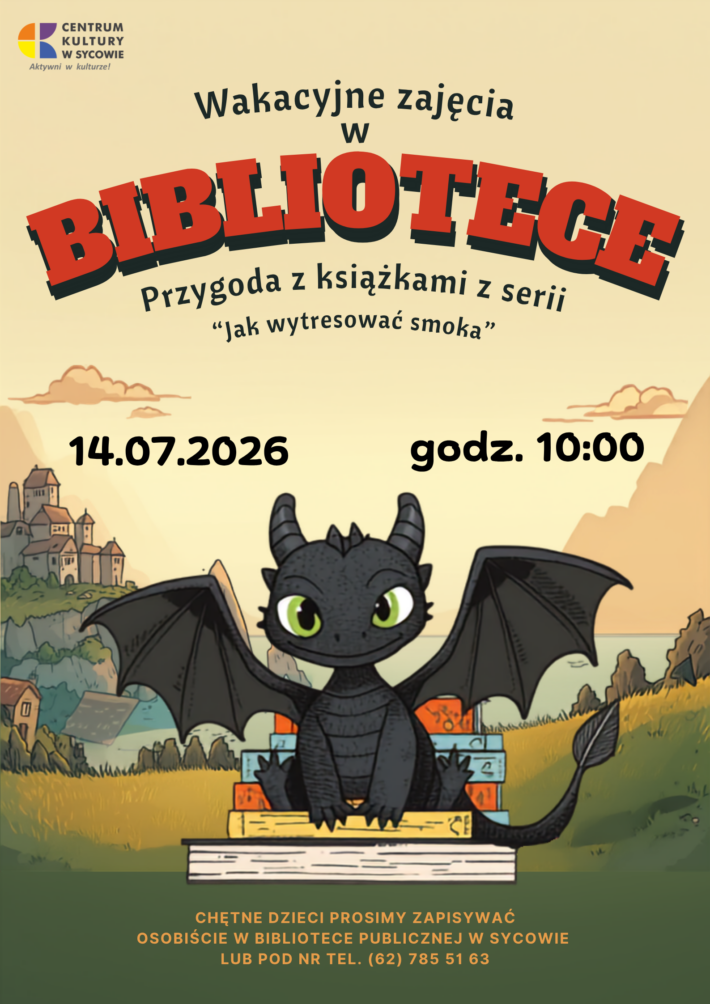 Wakacyjne zajęcia w Bibliotece